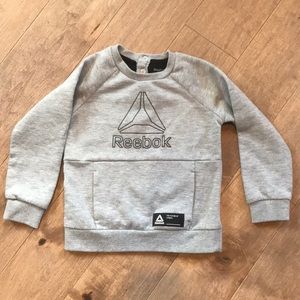 Grey Reebok sweatshirt